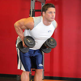 Bent Over Two-Dumbbell Row With Palms In