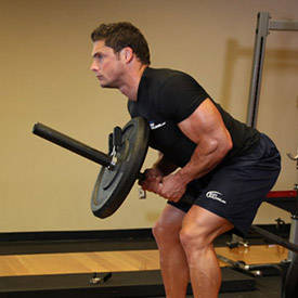 Bent Over Two-Arm Long Bar Row