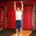 Standing Front Barbell Raise Over Head with Olympic Bar