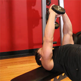 Straight-Arm Dumbbell Pullover