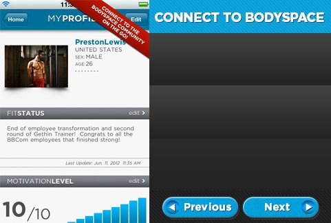 Bodyspace Workout Tracker App