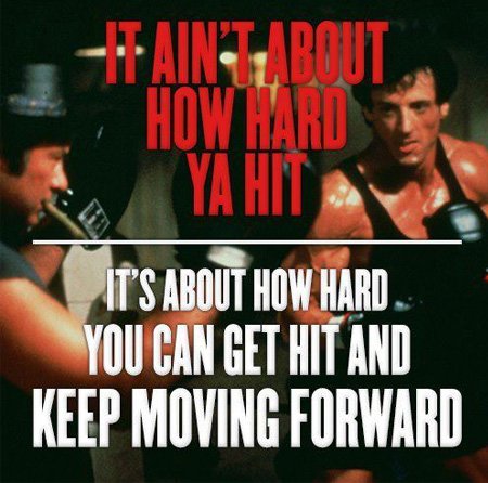 it aint about how hard you hit