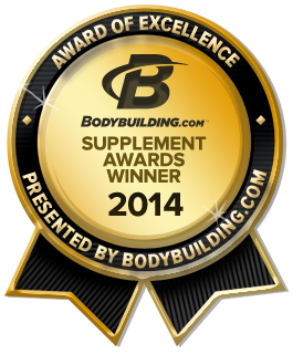 2014 Bodybuilding.com Supplement Award Winner