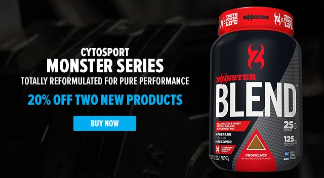 New CytoSport Monster Series