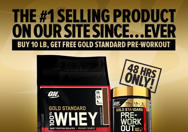 48-Hour Gold Standard 100% Whey Bonus Buy