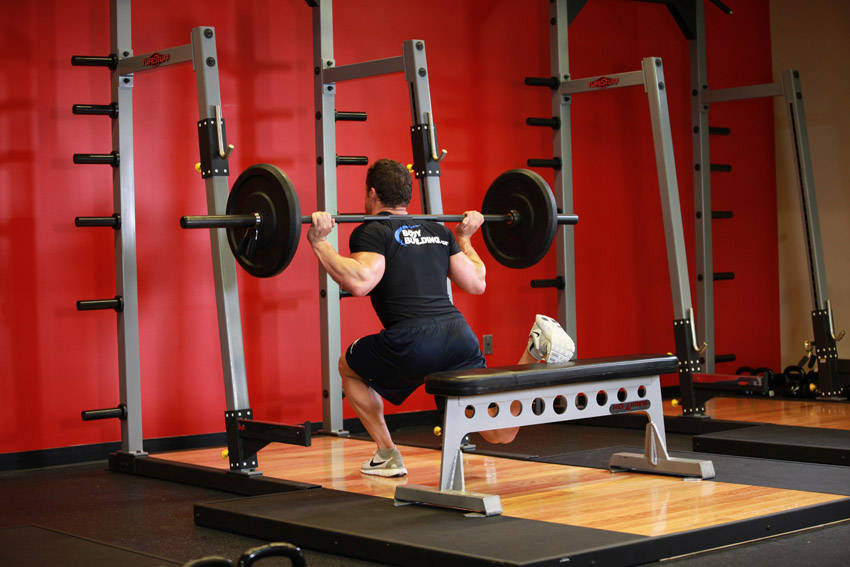 One Leg Barbell Squat Exercise Guide and Video