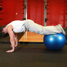Exercise Ball Pull-In