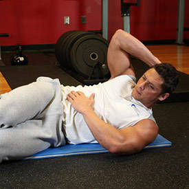 Oblique Crunches - On The Floor