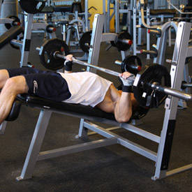 Wide-Grip Decline Barbell Bench Press thumbnail image