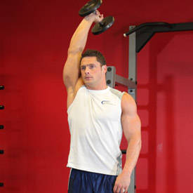 Standing One-Arm Dumbbell Triceps Extension thumbnail image