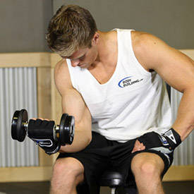 Seated One-Arm Dumbbell Palms-Up Wrist Curl thumbnail image