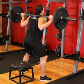 Squat to bench