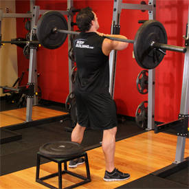 Front Barbell Squat To A Bench thumbnail image