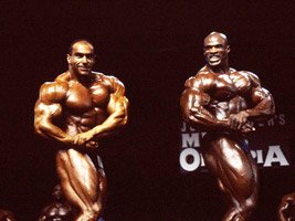 Nasser El Sonbaty & Ronnie Coleman At The 1998 Olympia.