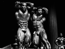 Darrem Charles & Aaron Baker At The 1998 Olympia.