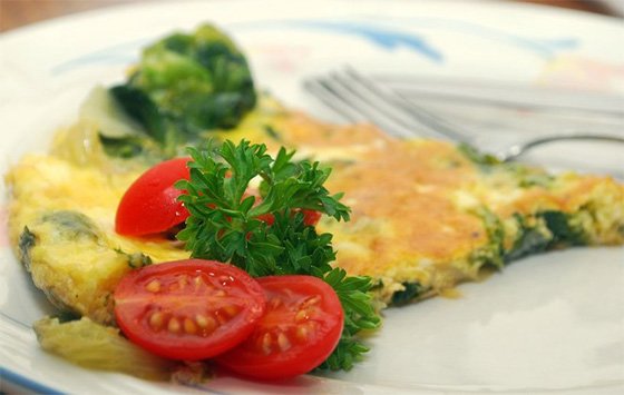 Spinach Omelet