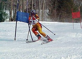 Competitive Skier