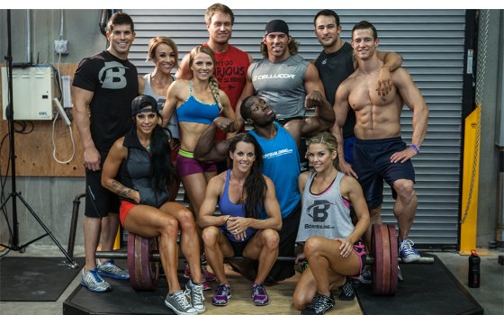 Group photo in the gym
