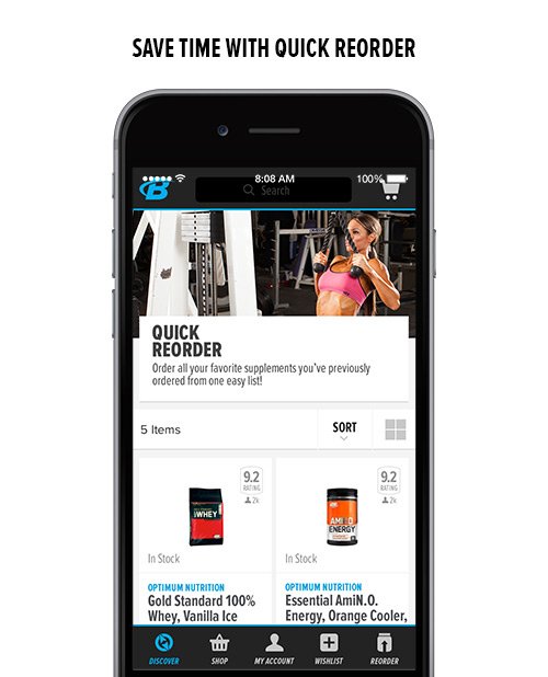 Bodybuilding.com Store app