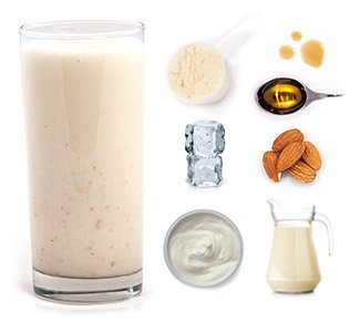 What are some highly rated recipes for protein fruit smoothies?