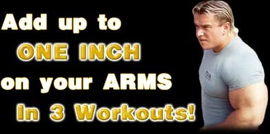 Add 1 Inch To Your Arms In 3 Workouts