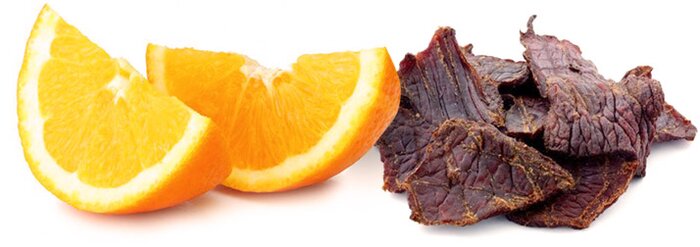 Oranges and jerky