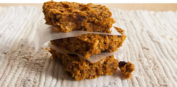 Pumpkin Protein Oat Bars