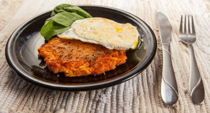 Sweet Potato Parmesan Patty