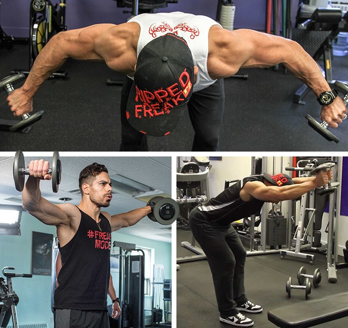 In your workout: Do it last after you've completed all shoulder presse...