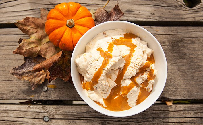 PUMPKIN PIE ICE CREAM