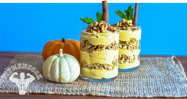 protein pumpkin parfait