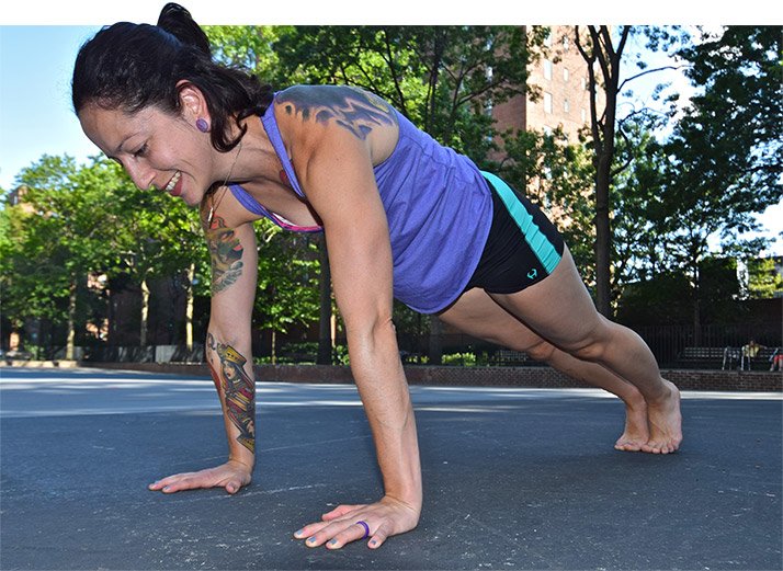 Push-Up-Position Plank