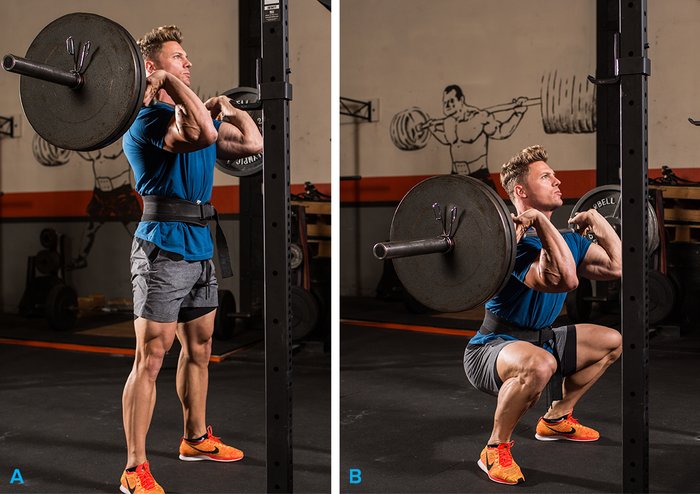 Barbell Squat - Thighs Exercise for Gym 