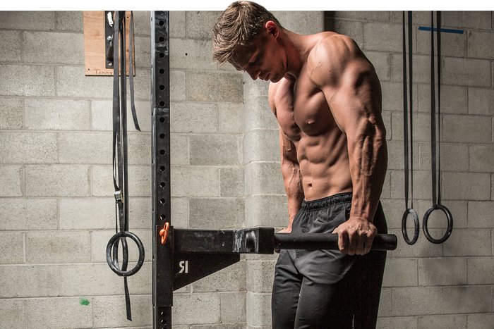 Triceps dips, workout programs for men