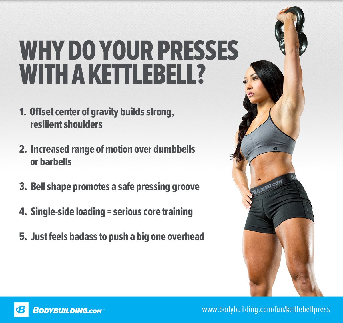 Uhøfligt Grine Bytte How To Build A Beastly Kettlebell Press