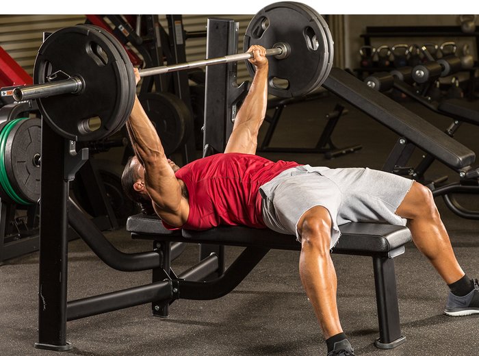 Wide Grip Bench Press Hand Placement