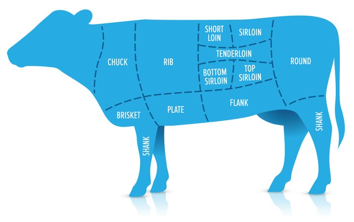 Infographic Shows Every Beef Cut