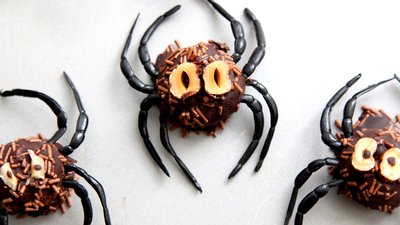 Dark Chocolate Protein Spiders