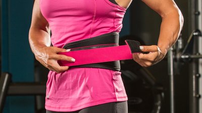 Belt Gym Back Support strap keeps the belt tight Fitness Workout XS 