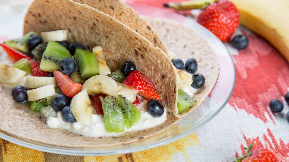 Fruit Salad Cottage Cheese Breakfast Tacos