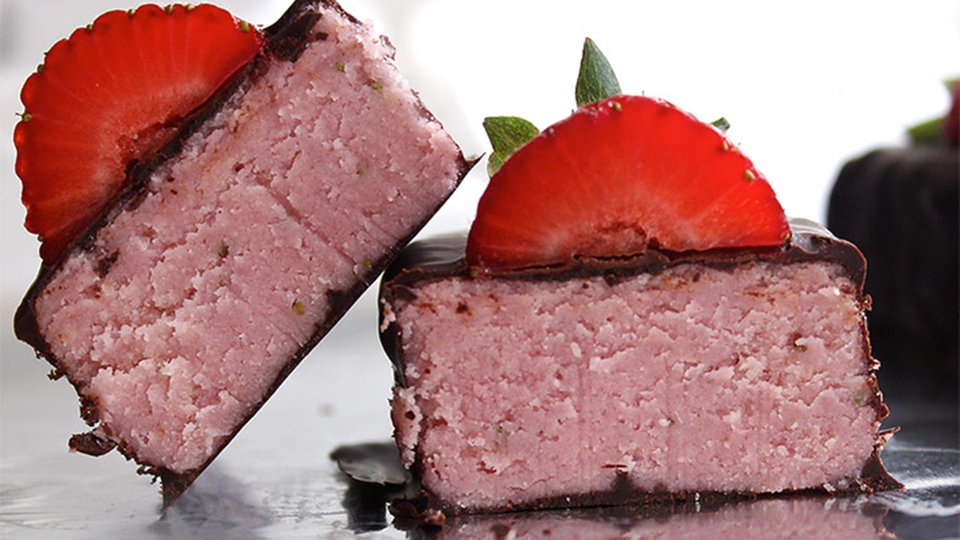 Strawberry Protein Bars