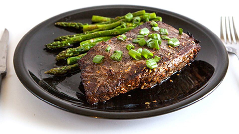 Grilled BBQ Flank Steak