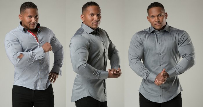 dress shirts for bodybuilders