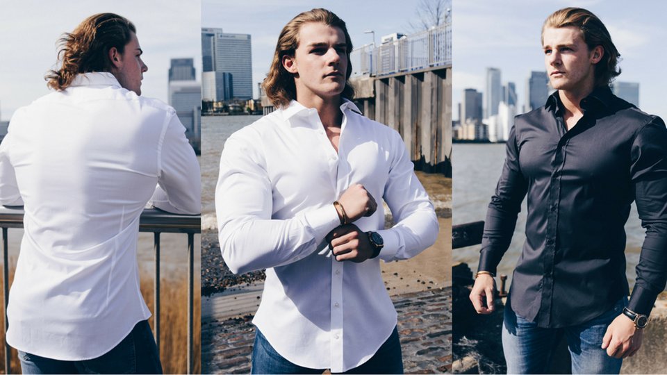 best fitting shirts for athletic build