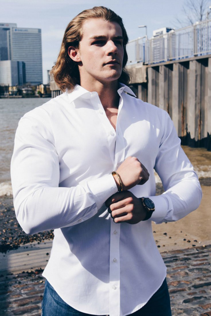 dress shirts for bodybuilders