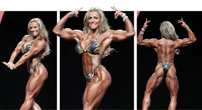 Female fitness competitor