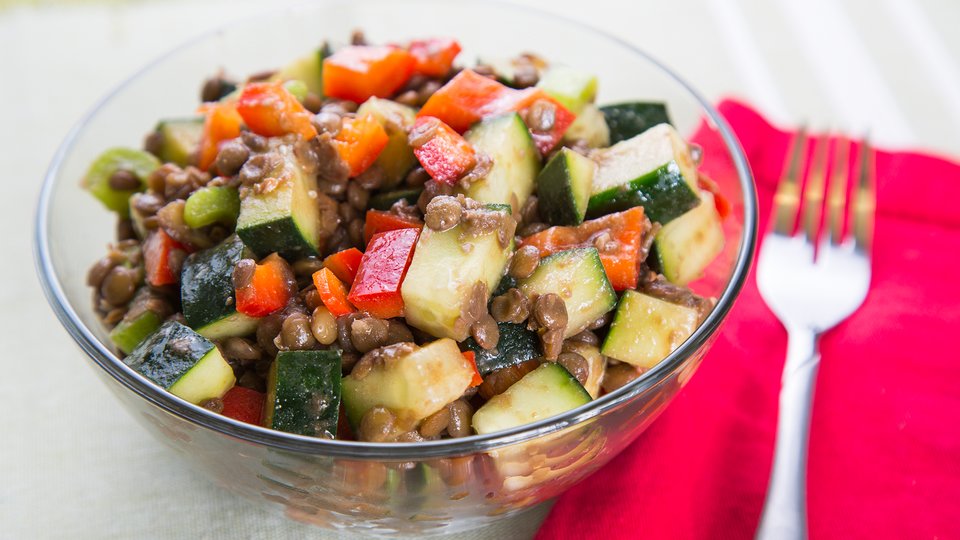 Cucumber Lentil Salad