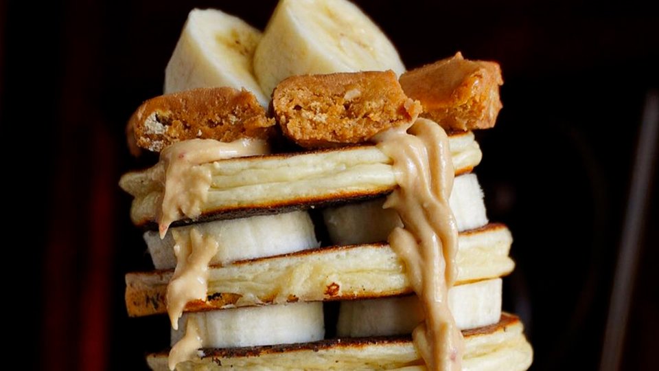 Dymatize Banana Peanut Butter Protein Pancakes