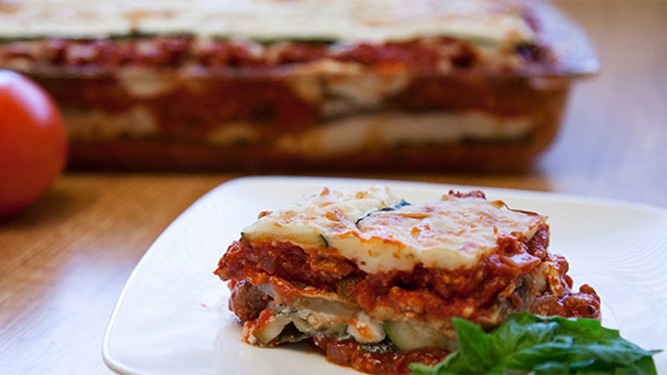 Noodle-Less Zucchini Lasagna