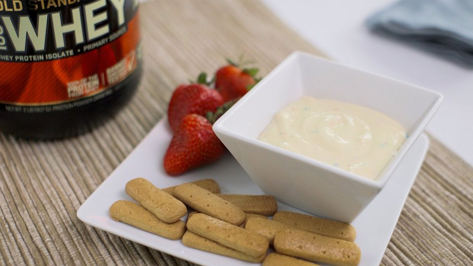 Birthday Cake Protein Pudding Dip